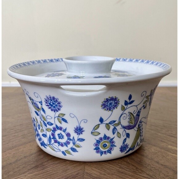 Vintage Figgjo LOTTE Turi-Design Market Casserole Dish Made in Norway Blue - Picture 2 of 11